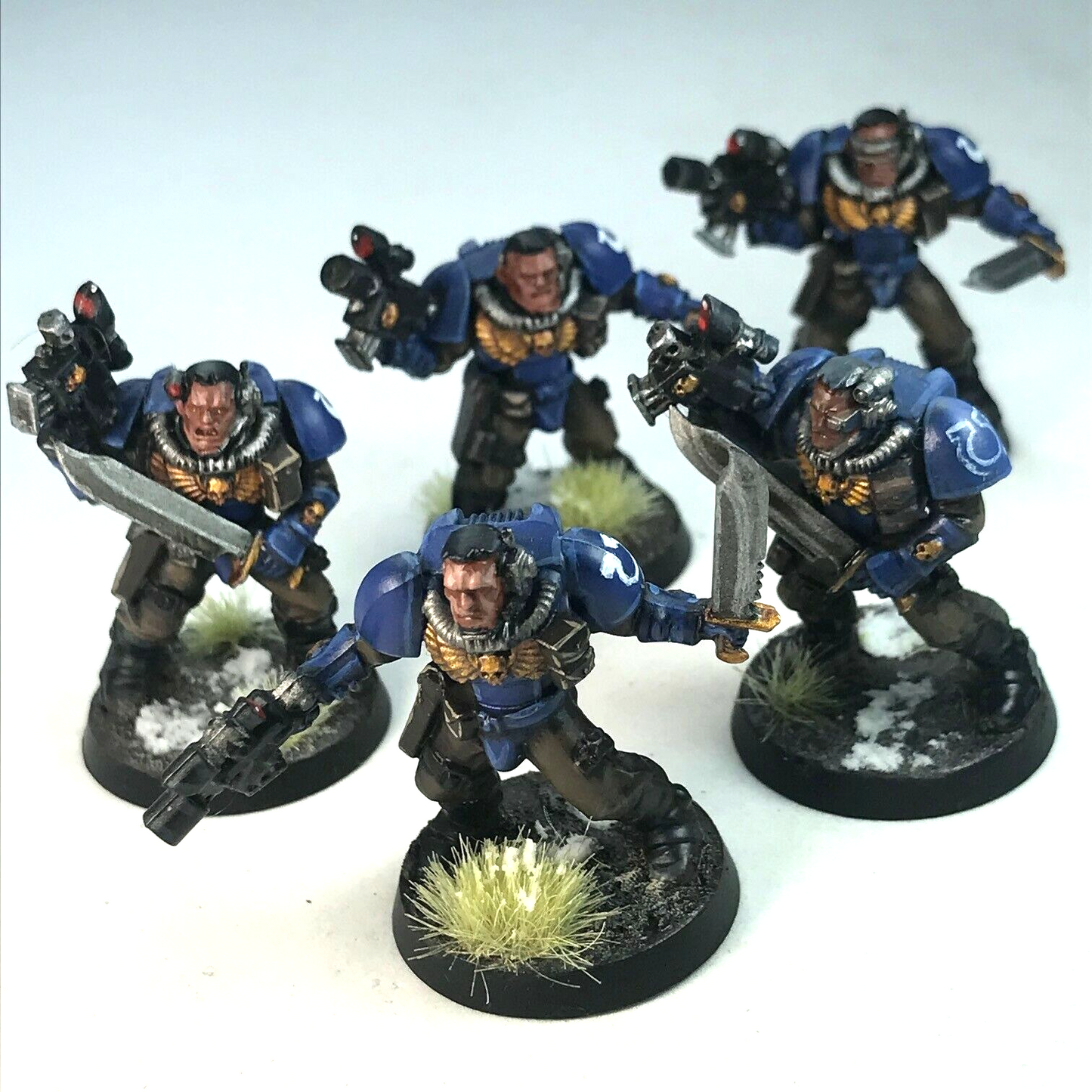 Space Marine Scout Squad - Painted - Warhammer 40K C1230