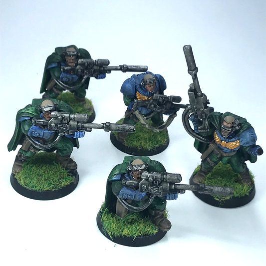 Classic Space Marine Ultramarine Scout Sniper Squad - Warhammer 40K C2607