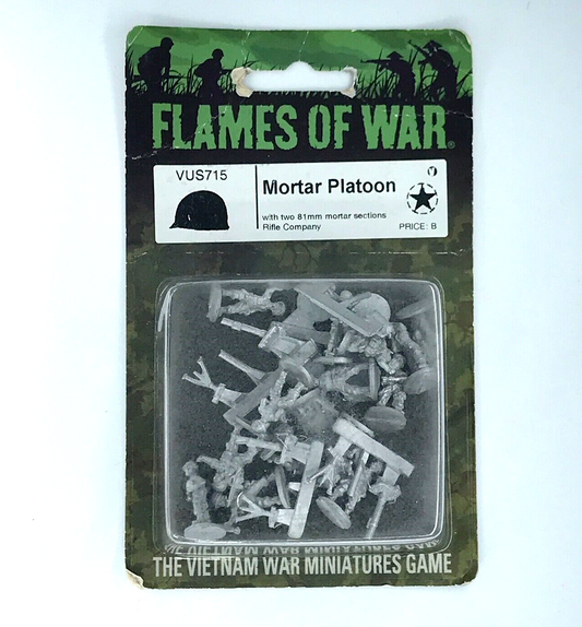 Vietnam War Anzac Mortar Platoon - Blister - Unpainted - Flames of War C539