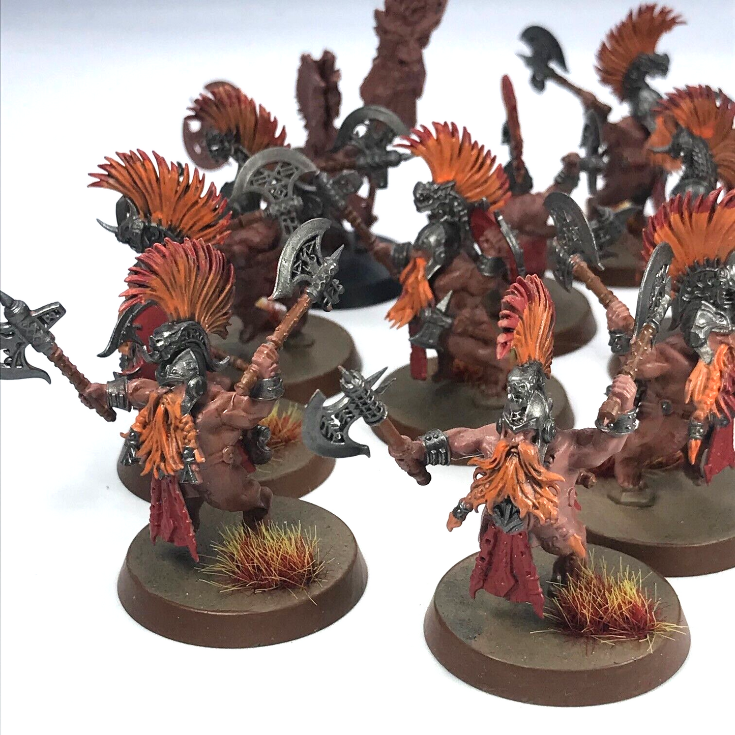 Vulkite Berzerkers Fyreslayer Dwarfs - Painted - Warhammer Age of Sigmar C3021