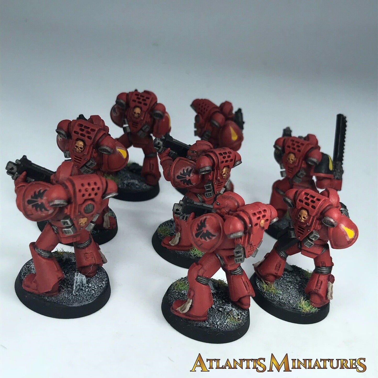 Blood Angel Tactical Squad Space Marines - Painted - Warhammer 40K C761