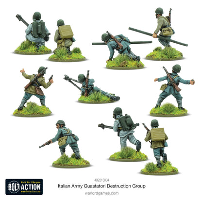 Italian Guastatori Destruction Group - Brand New - Warlord Games Bolt Action