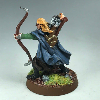 Metal Lothlorien Wood Elf Archer - Painted - Warhammer / Lord of the Rings X1084