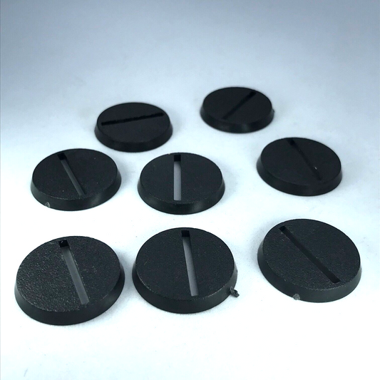 X8 Original GW 2003 25mm Round Bases Slotta - Warhammer 40K / LOTR X647