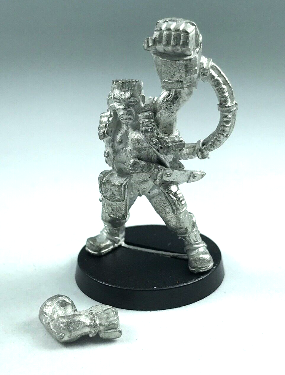 Metal Catachan Commander Imperial Guard - missing bolter - Warhammer 40K X610