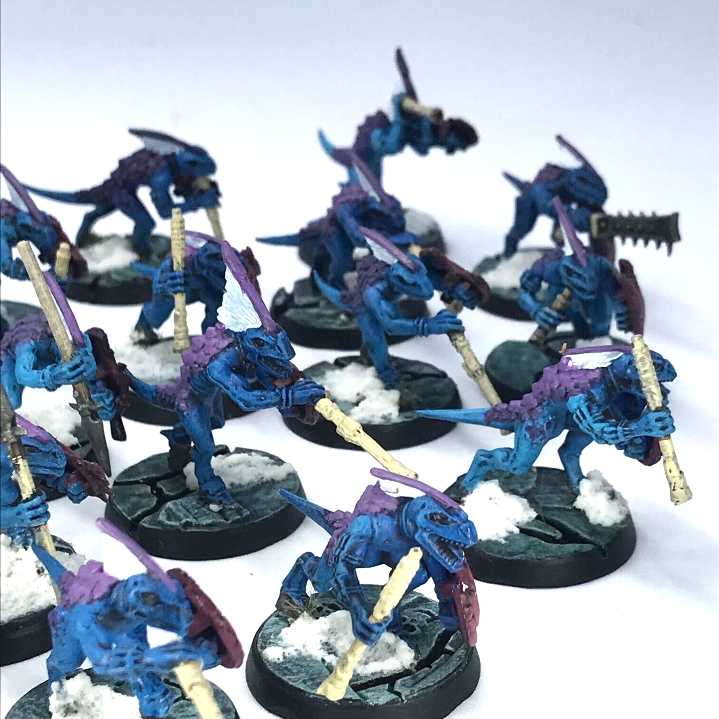 Seraphon Skink Regiment Lizardmen - Painted - Warhammer Age of Sigmar C1364