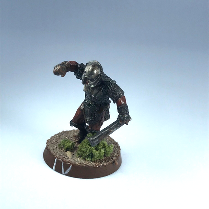 Uruk Hai Captain - LOTR Warhammer / Lord of the Rings Painted Metal X13091