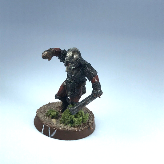 Uruk Hai Captain - LOTR Warhammer / Lord of the Rings Painted Metal X13091