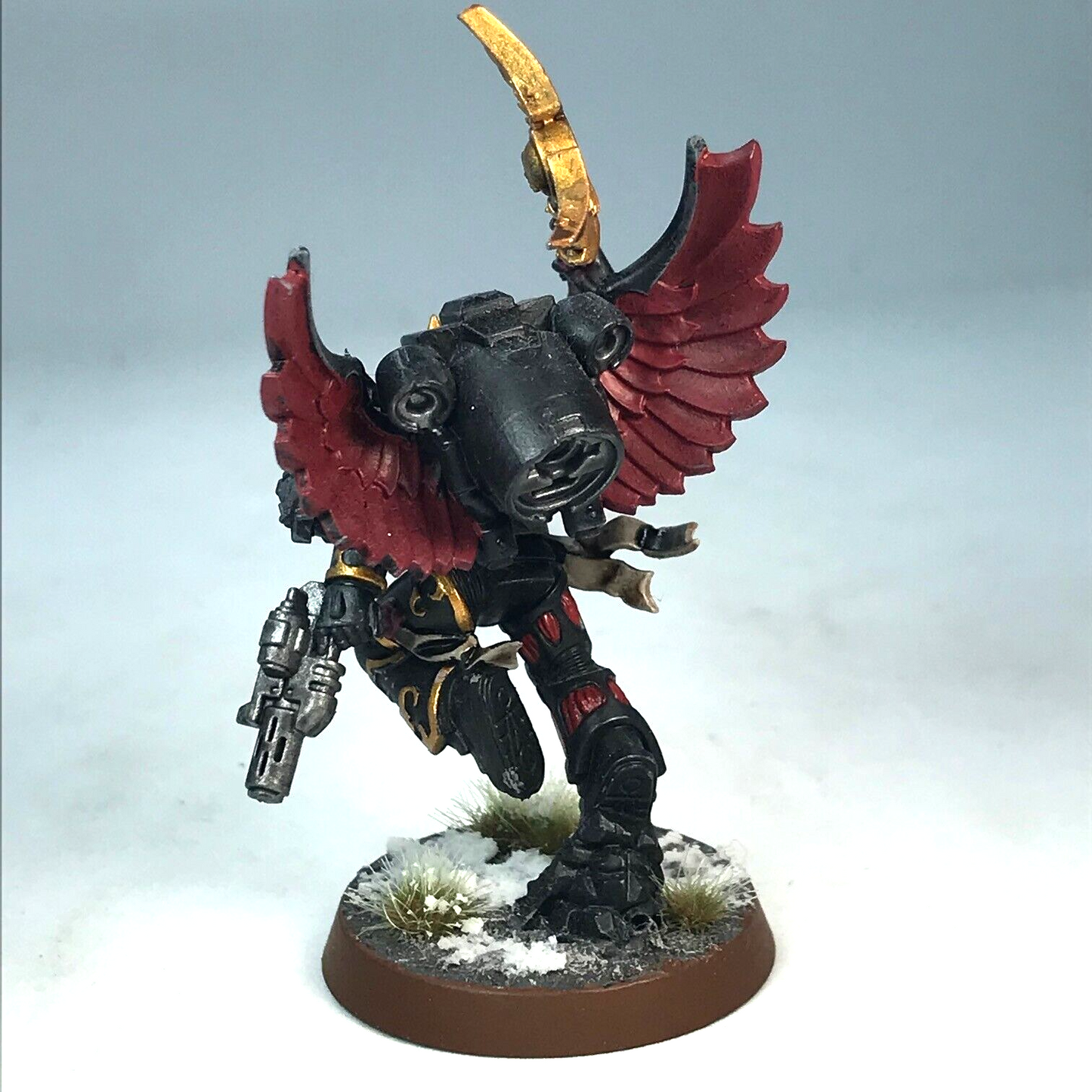 Space Marine Blood Angel Chaplain Character Painted - Warhammer 40K X4015