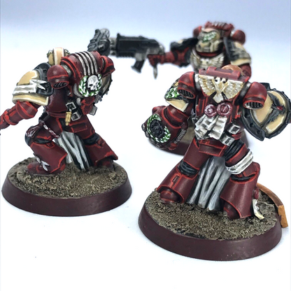 Blood Angels Veteran Marine Squad Space Marines - Painted - Warhammer 40K C463