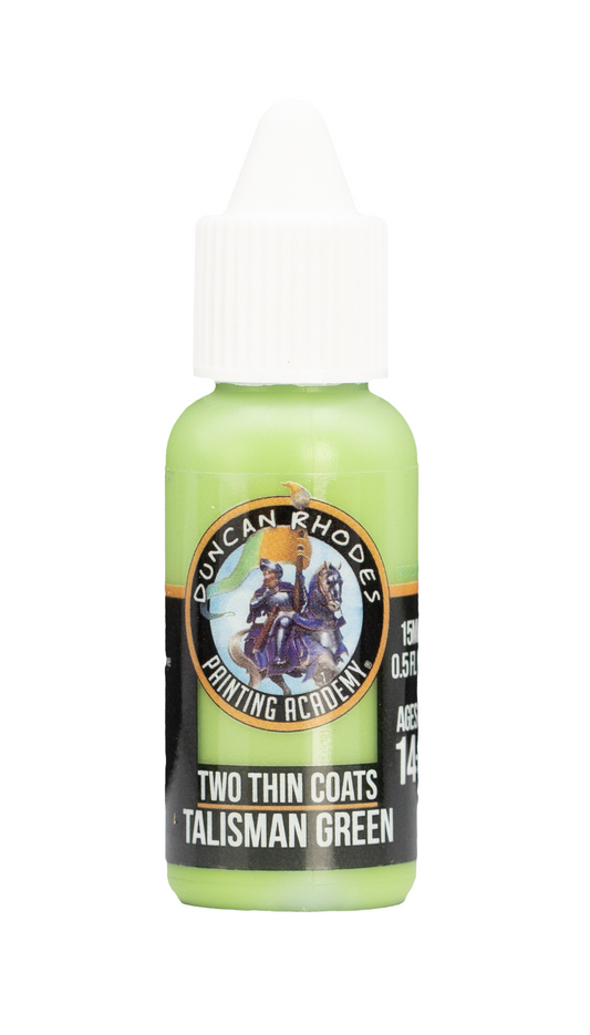 Talisman Green Two Thin Coats Paints Duncan Rhodes Painting Academy - 15ml