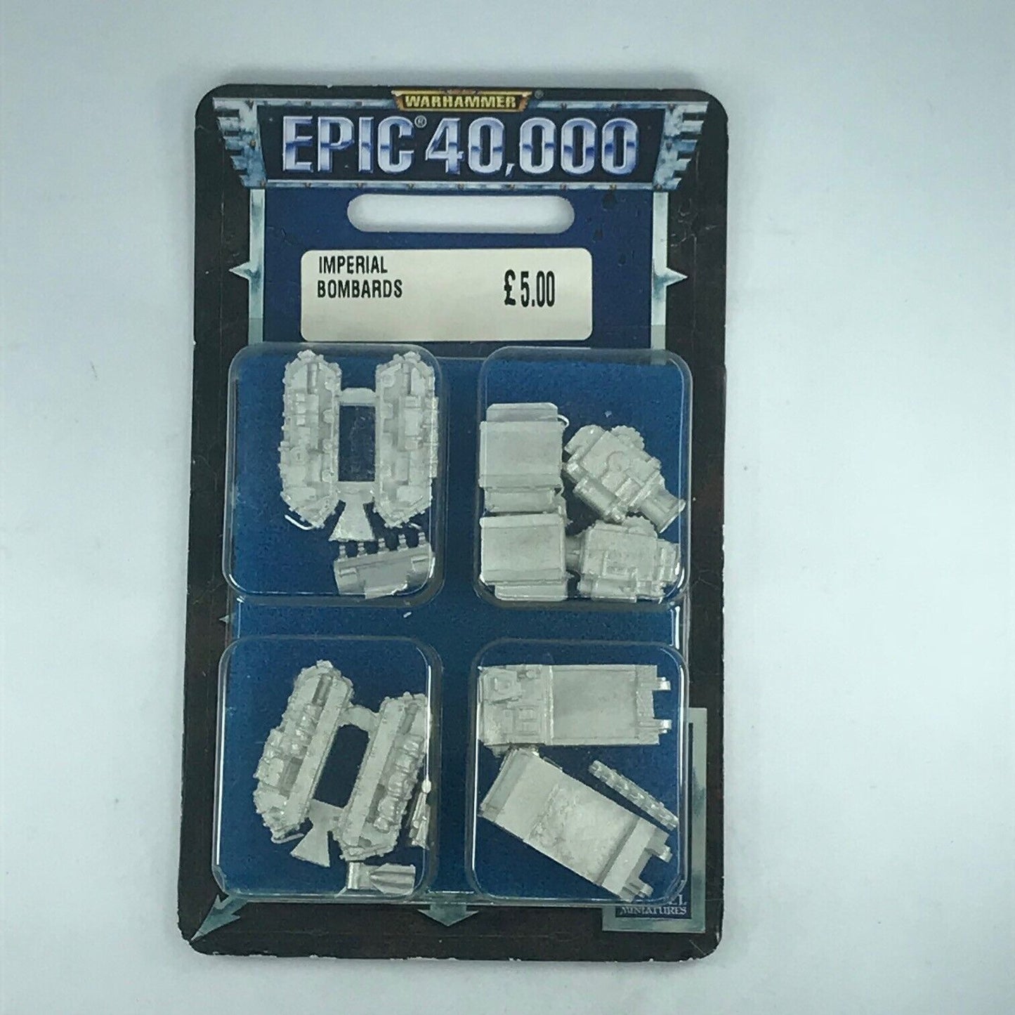 Metal Epic Imperial Bombards Imperial Guard Blister - Warhammer Armageddon C206