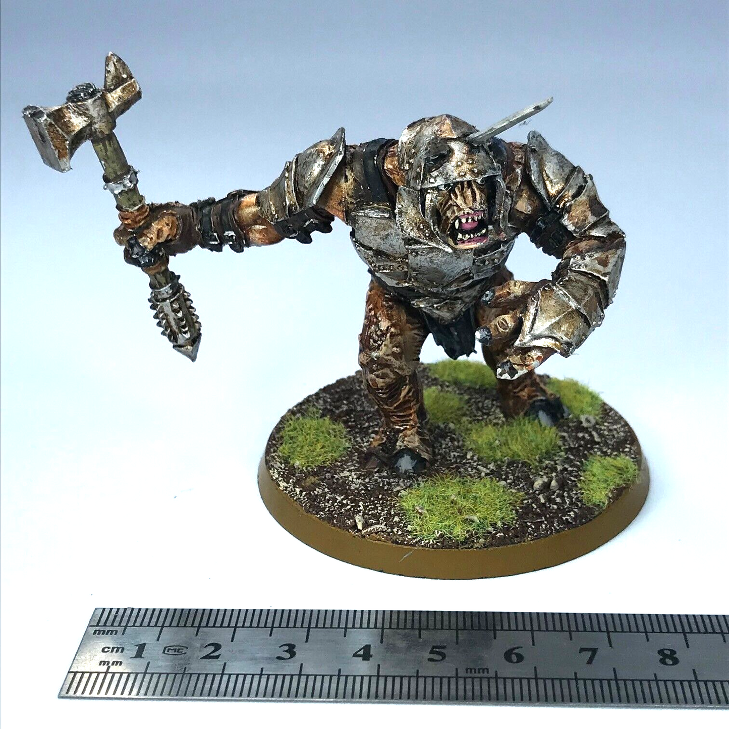 Metal Mordor Armoured Troll - Painted - LOTR / Warhammer / Lord of the Rings