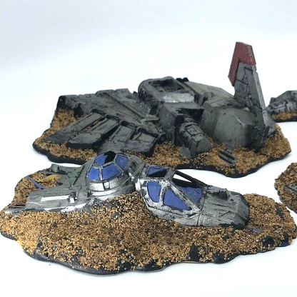 Space Marines Crashed Aquila Lander Battle Macragge Scenery Warhammer 40K C6