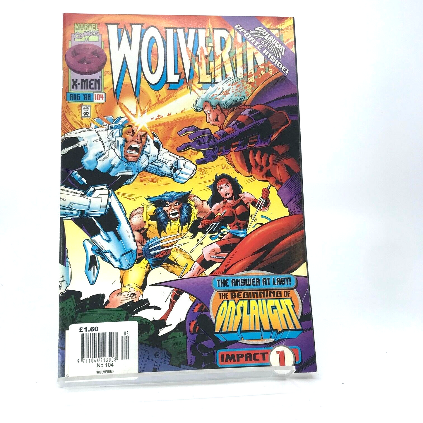 Wolverine Xmen Issue 104 Original Comic - Marvel Comics Present D181