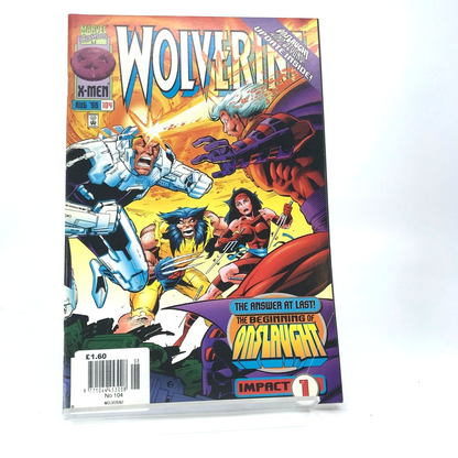 Wolverine Xmen Issue 104 Original Comic - Marvel Comics Present D181