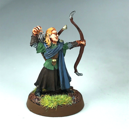 Metal Lothlorien Wood Elf Archer - Painted - Warhammer / Lord of the Rings X8203