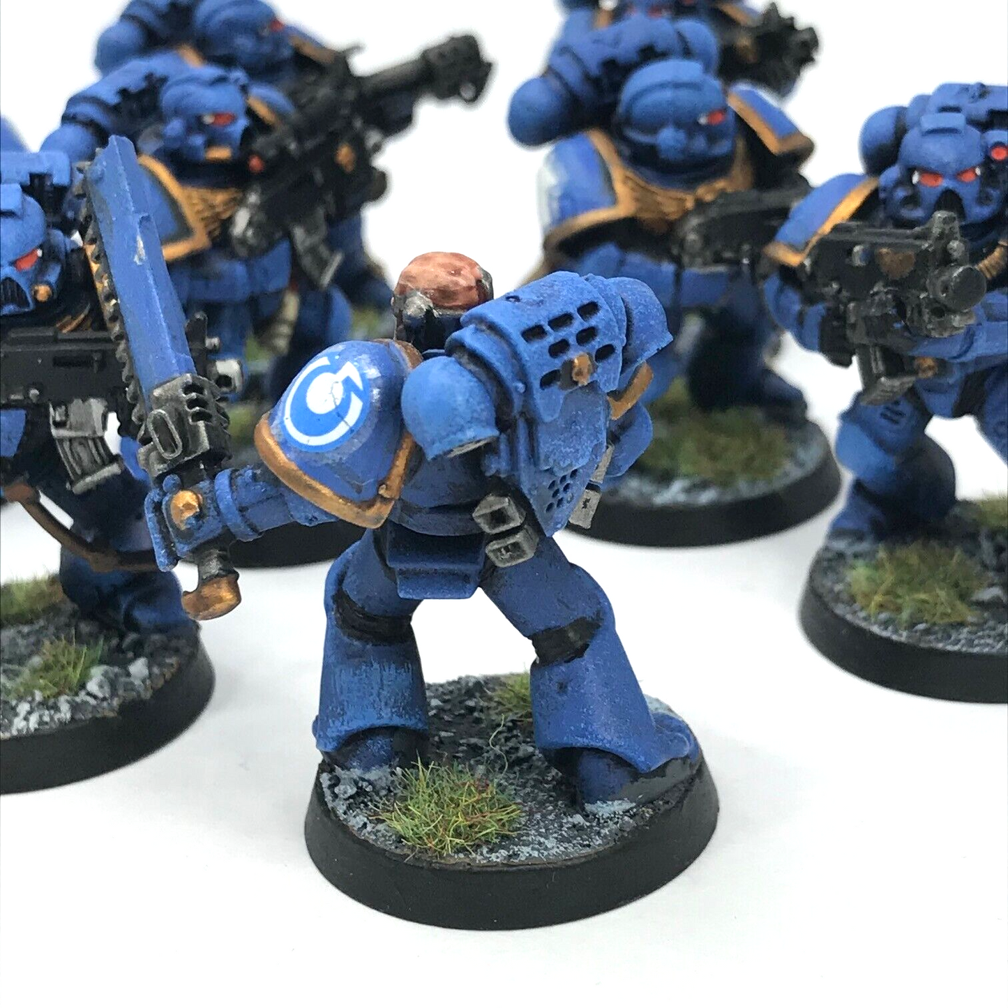 Space Marine Tactical Squad Ultramarines - Painted - Warhammer 40K C2555