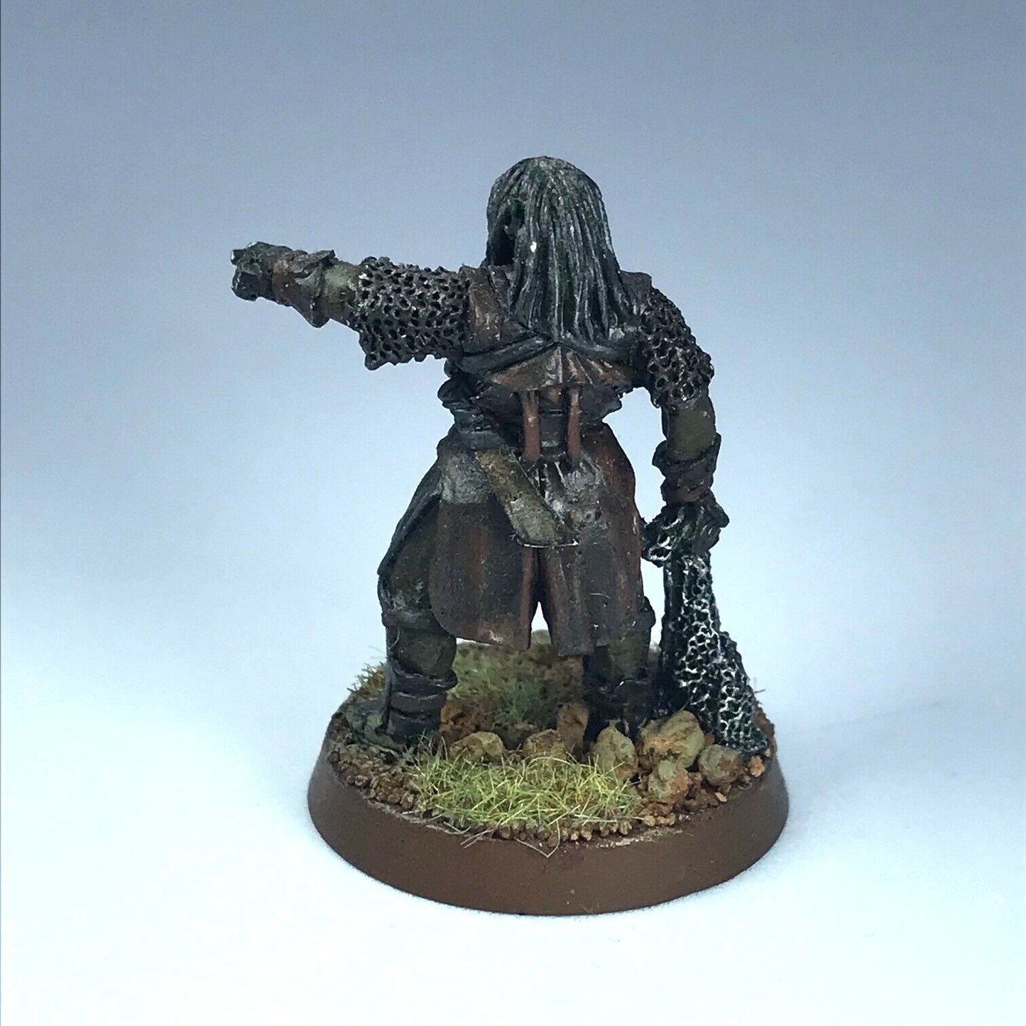 Shagrat Mordor Uruk Hero LOTR Warhammer / Lord of the Rings Metal Painted X9549