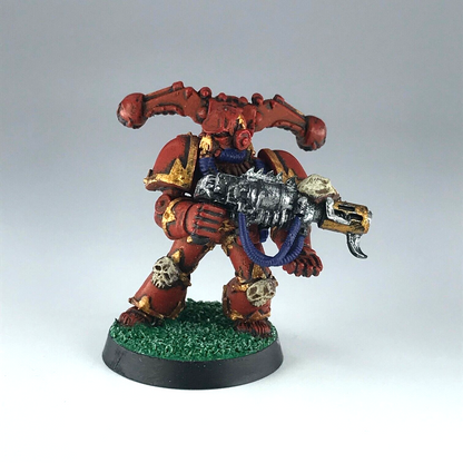 Khorne Marine Melta Gun Chaos Space Marines Warhammer 40K Painted X2191
