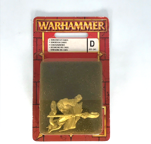 Sorcerer of Chaos Blister - Warhammer Fantasy Classic Metal Games Workshop C1416