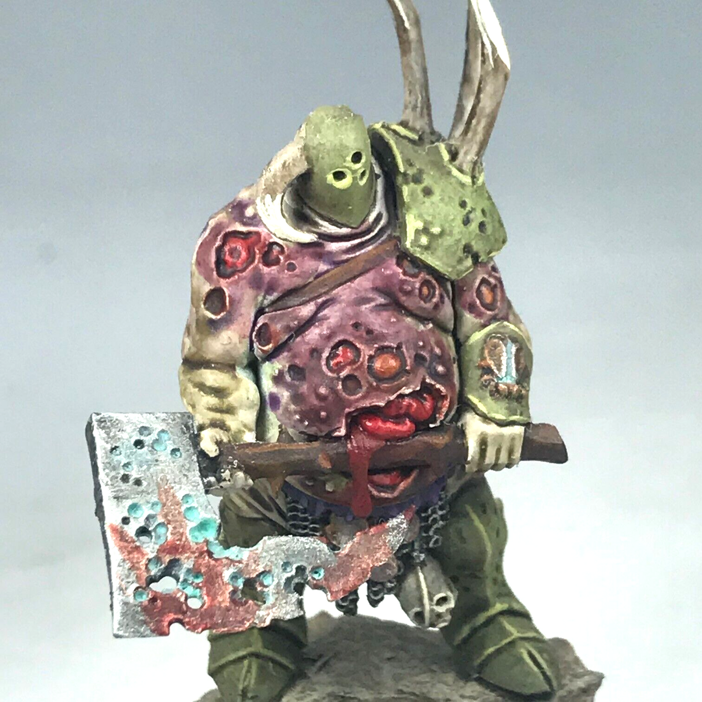 Nurgle Lord of Plagues - Painted - Warhammer Age of Sigmar X4271