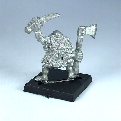 Classic Armoured Orc Warrior Dated 1992 Orcs Goblins - Warhammer Fantasy X13153