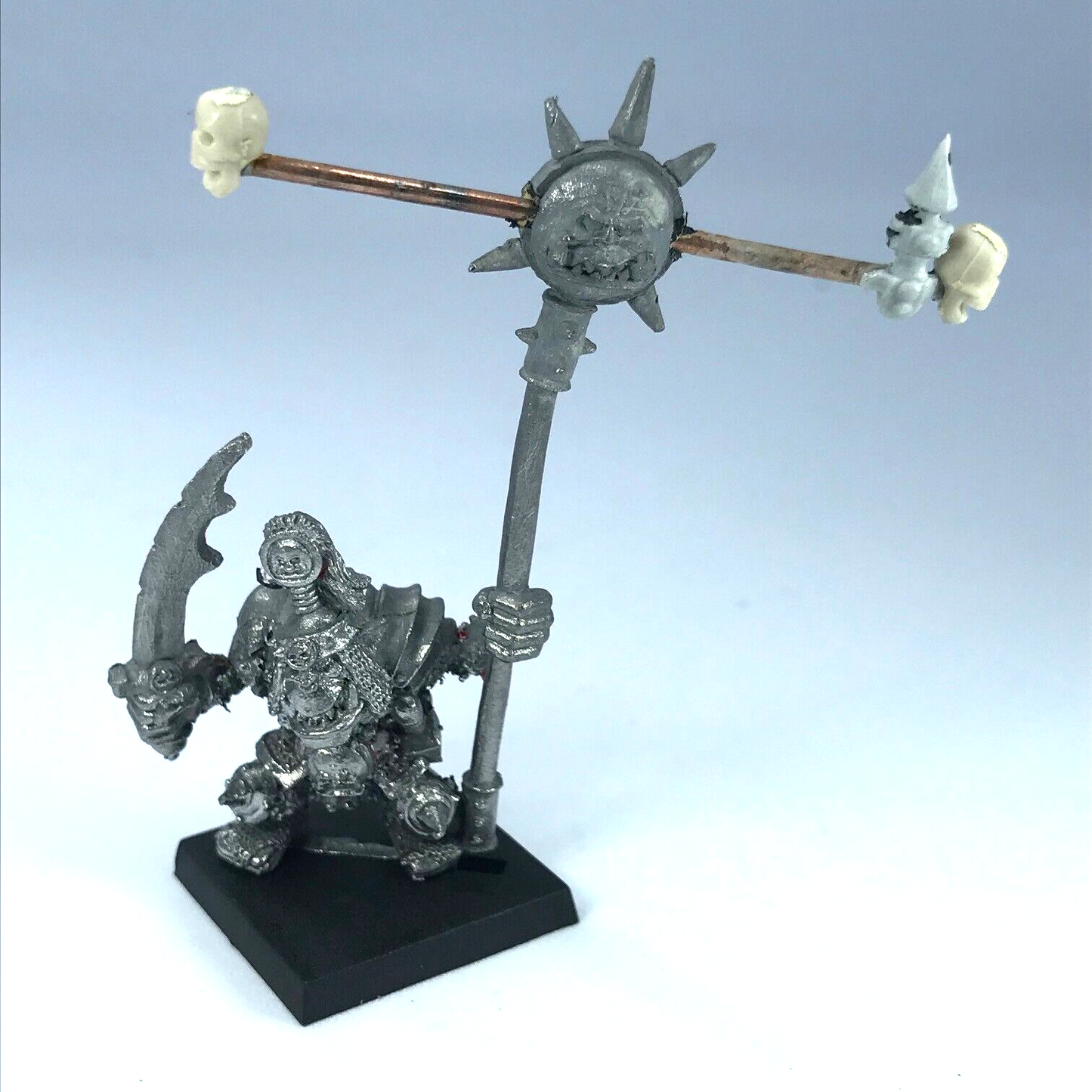 Classic Metal Custom Orc Standard Bearer Command - Warhammer Fantasy C274