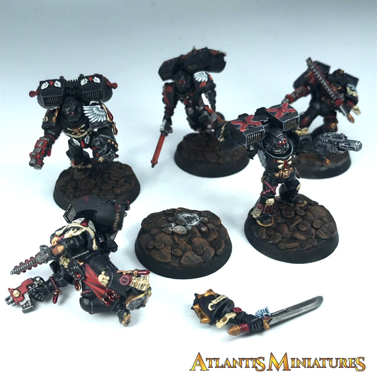 Painted Blood Angels Death Company Space Marines - Warhammer 40K C1075