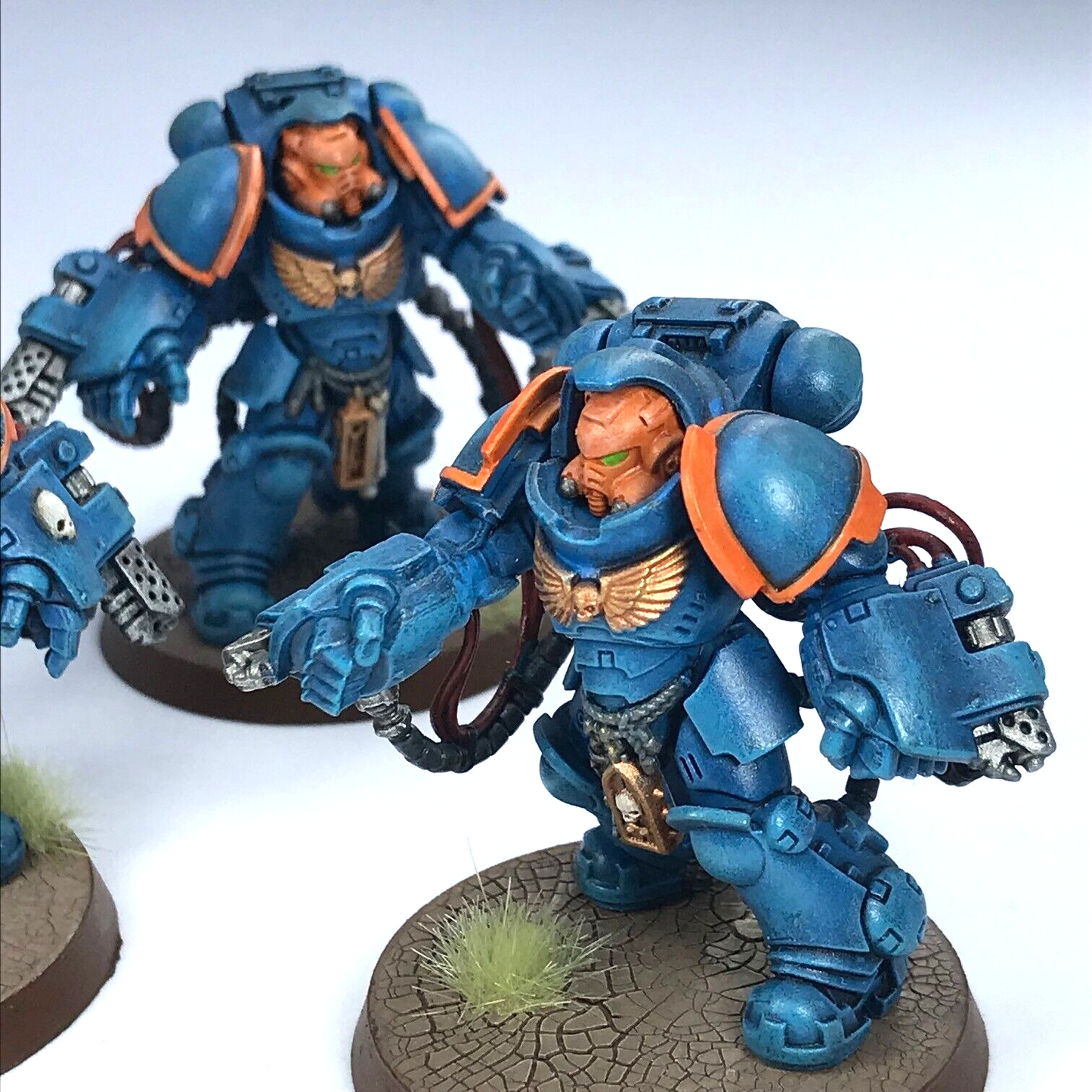 Space Marine Primaris Aggressors - Painted - Warhammer 40K C2419