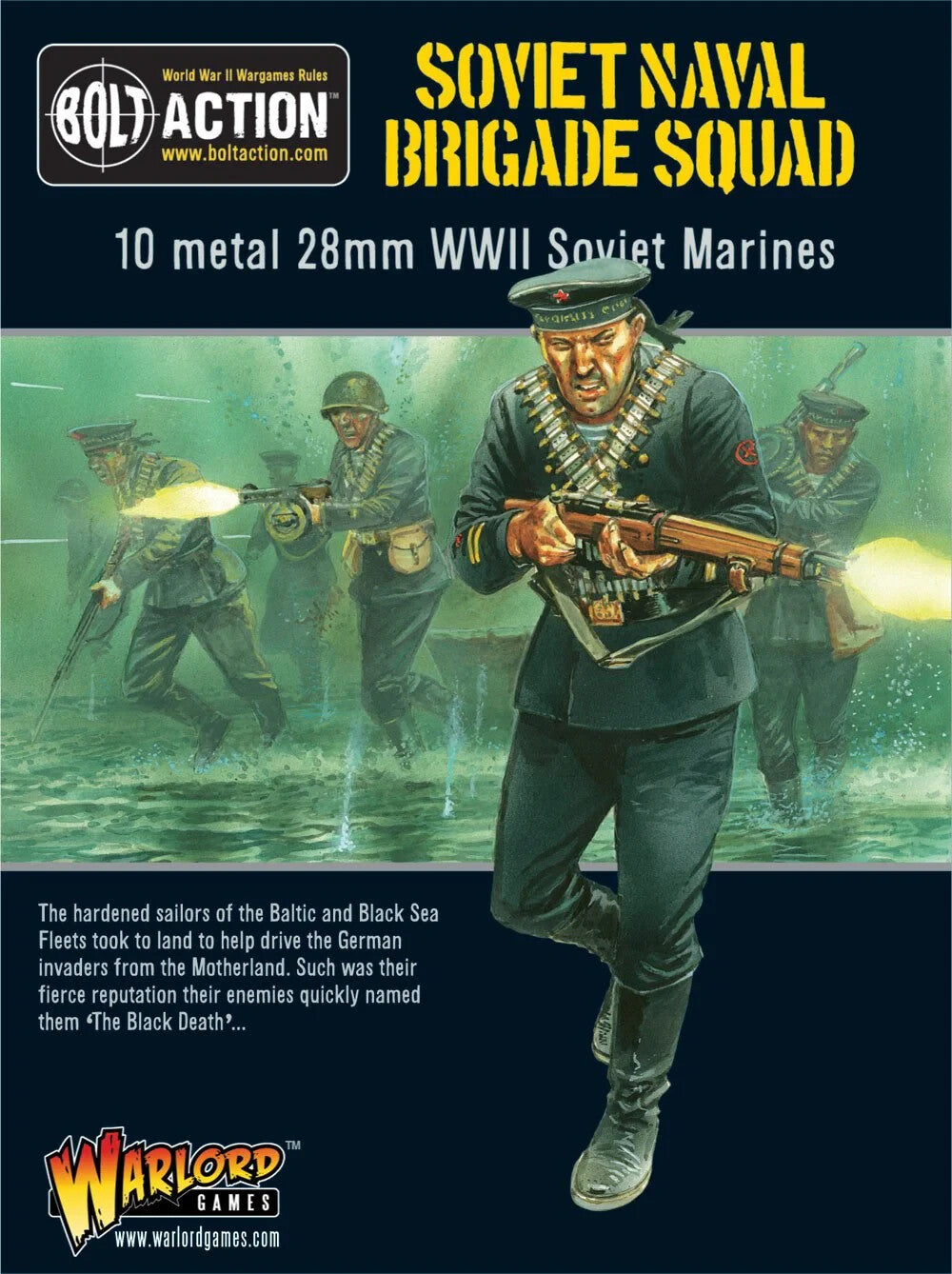 Soviet Naval Brigade Squad - Brand New - Warlord Games Bolt Action Miniatures