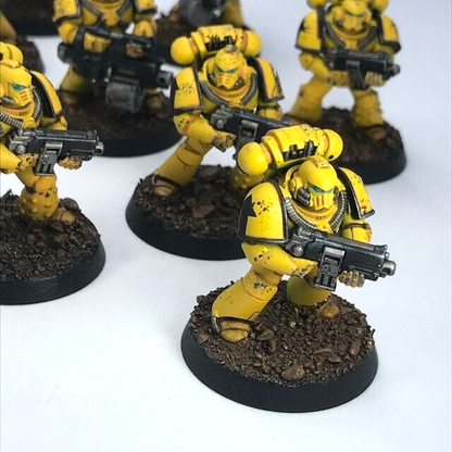 Imperial Fists Tactical Squad - Warhammer 30K Games Workshop Painted C4772