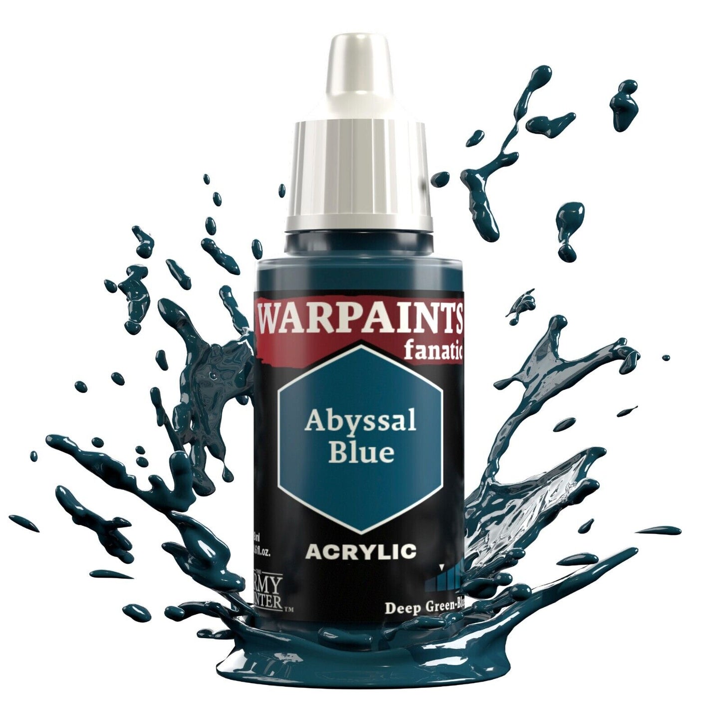 Abyssal Blue Paint - Warpaints Fanatic 18ml - The Army Painter