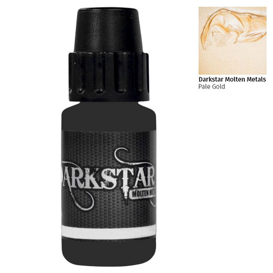 Pale Gold Darkstar Molten Metals Paint 17ml Bottles - New & Unopened