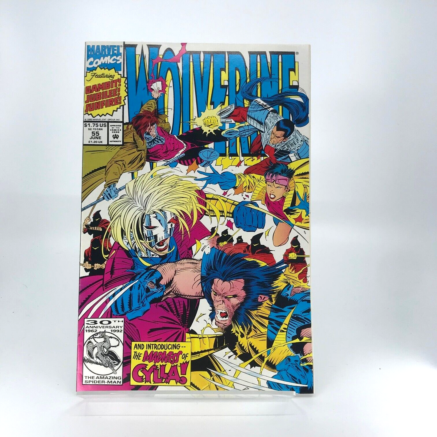 Marvel Wolverine Issue 55 - Original Vintage Comic - Marvel Comics D126