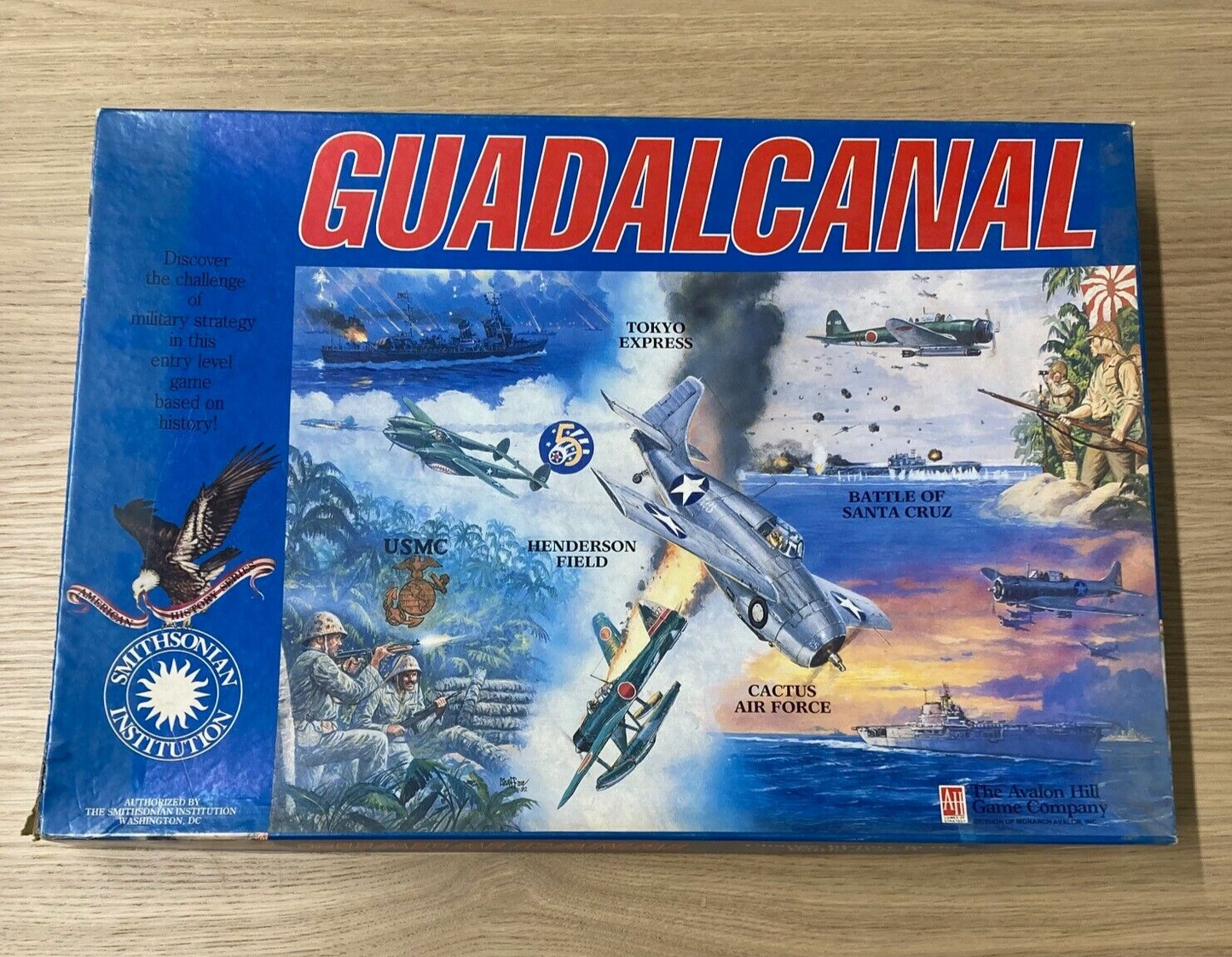 Guadalcanal Board Game - Avalon Hill Game Company - Unsure if Complete W148