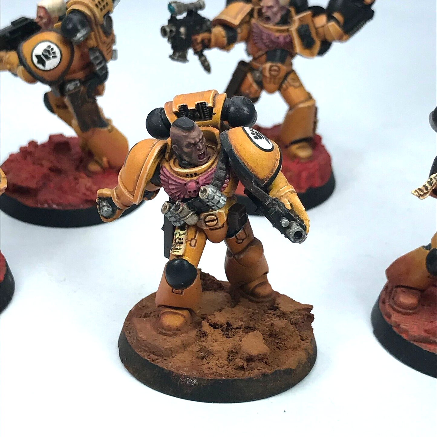 Imperial Fists Marine Squad Horus Heresy - Painted - Warhammer 30K 40K C1577