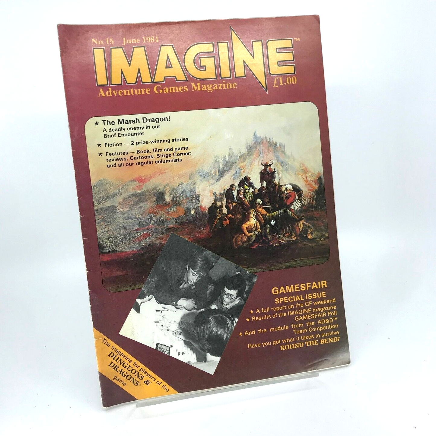 Imagine Magazine Issue 15 - Adventure Games Magazine - Dungeons & Dragons D552