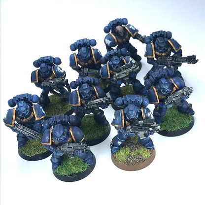 Classic Space Marine Ultramarine Tactical Squad - Painted - Warhammer 40K C2225