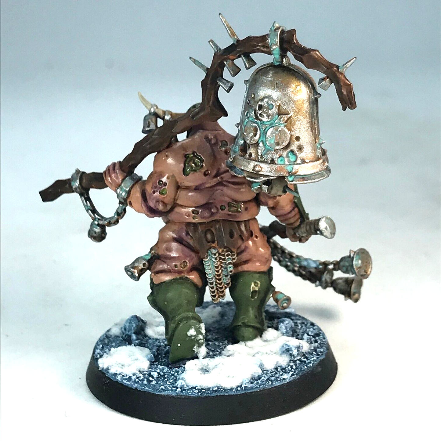 Maggotkin of Nurgle Lord Command Painted - Warhammer Age of Sigmar X8954