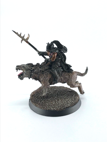 Orc Warg Rider - LOTR Warhammer / Lord of the Rings Games Workshop Metal C4456