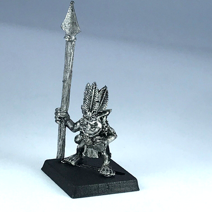 Forest Goblin with Spear Dated 1992 Orcs & Goblins - Warhammer Fantasy X8596