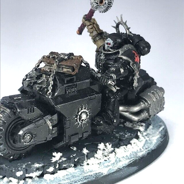 Space Marine Primaris Chaplain on Bike - Painted - Warhammer 40K C4056