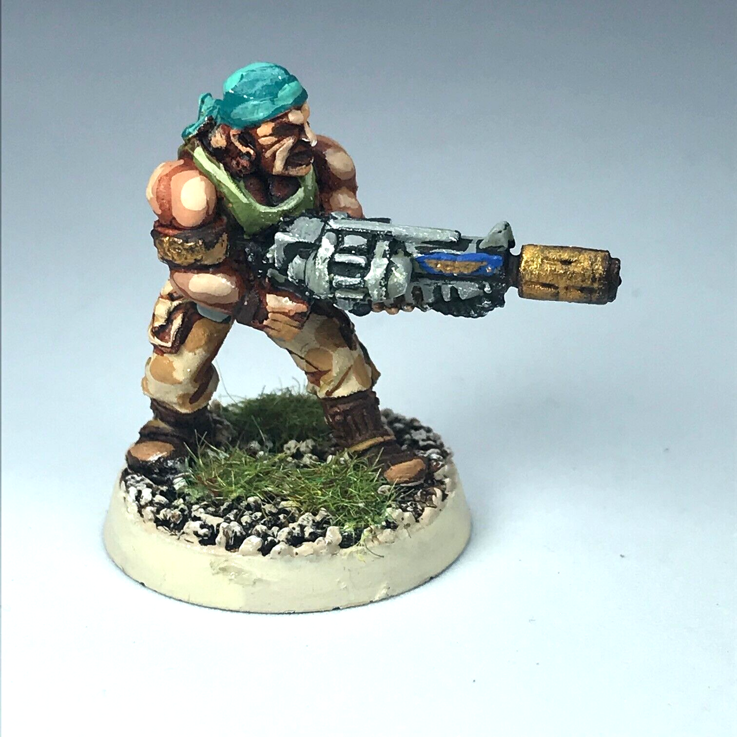 Metal Catachan Melta Gun Imperial Guard - Painted - Warhammer 40K X6966