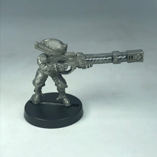 Metal Classic Tau Pathfinder with Rail Gun - Warhammer 40K X2697