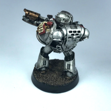 Metal Classic Grey Knight With Incinerator Space Marine - Warhammer 40K X7115