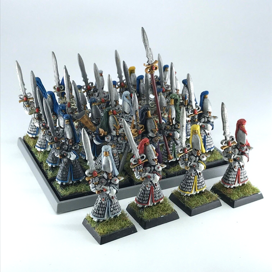 Swordmasters of Hoeth Regiment High Elves - Warhammer Fantasy Painted Metal