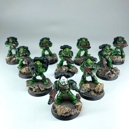 Salamaders Tactical Squad Space Marines - Painted - Warhammer 40K C2269