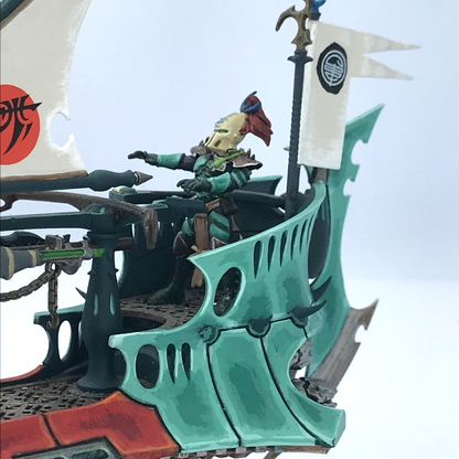 Drukhari Ravager Ship Dark Eldar - Painted - Warhammer 40K Games Workshop