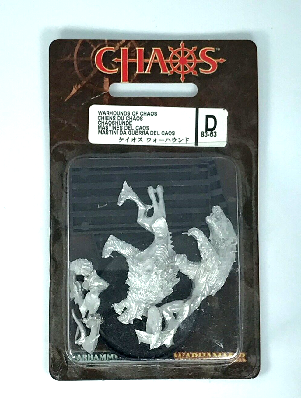 Classic Warhounds of Chaos Blister Warriors of Chaos - Warhammer Fantasy C1466